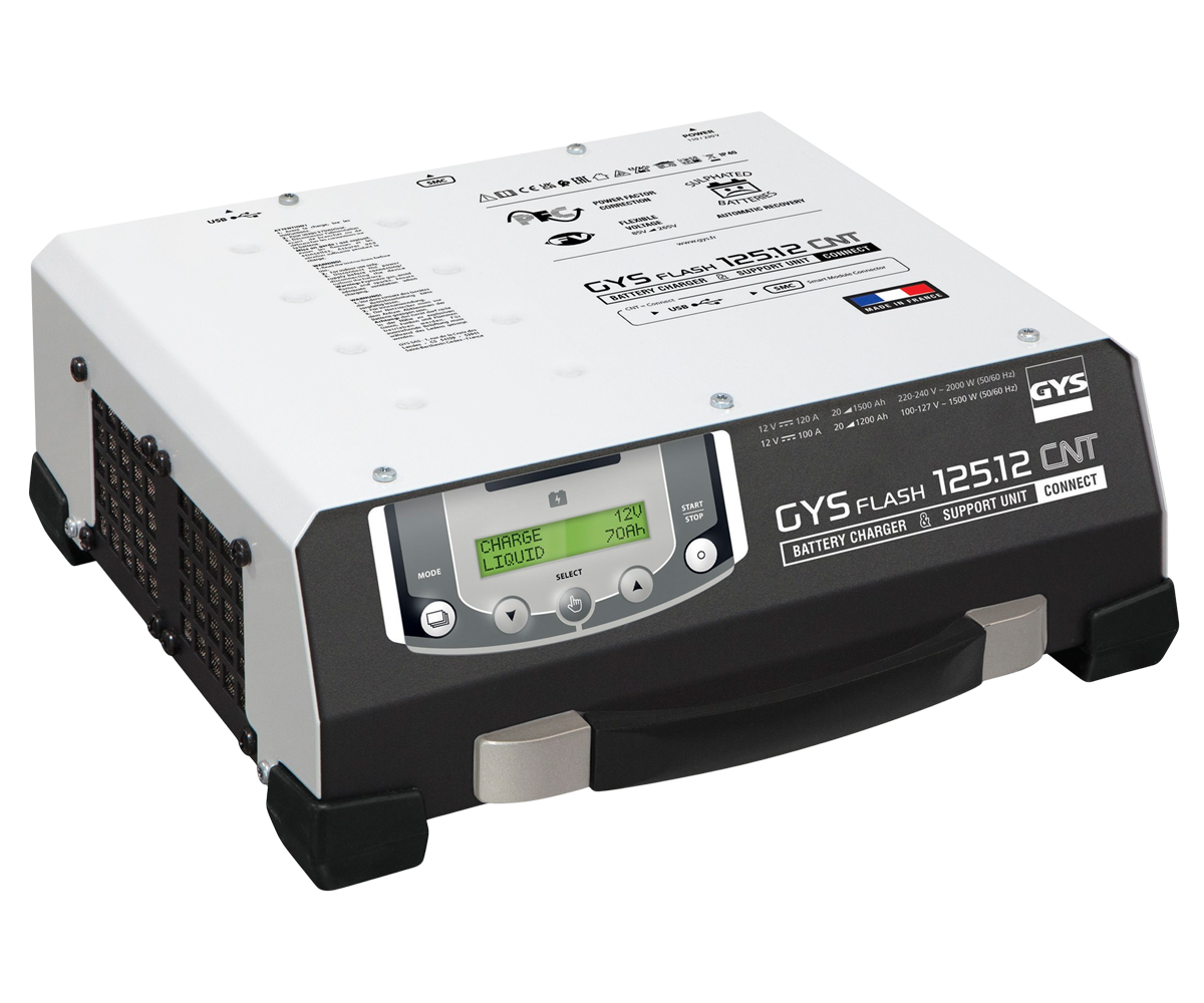 GYSFLASH 125.12 CNT-FV (with 5m cables)