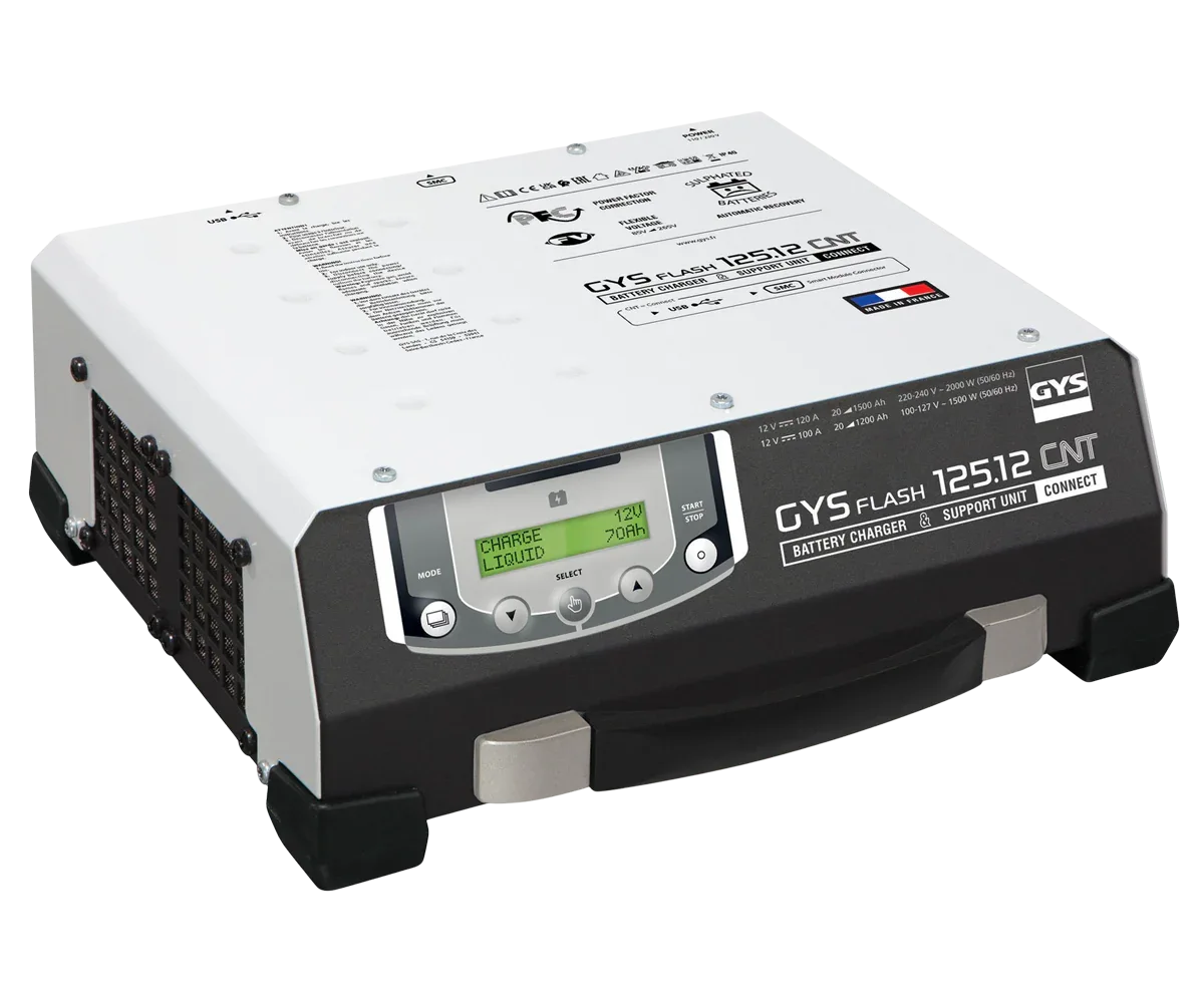 GYSFLASH 125.12 CNT-FV (with 5m cables) - Core Diagnostics