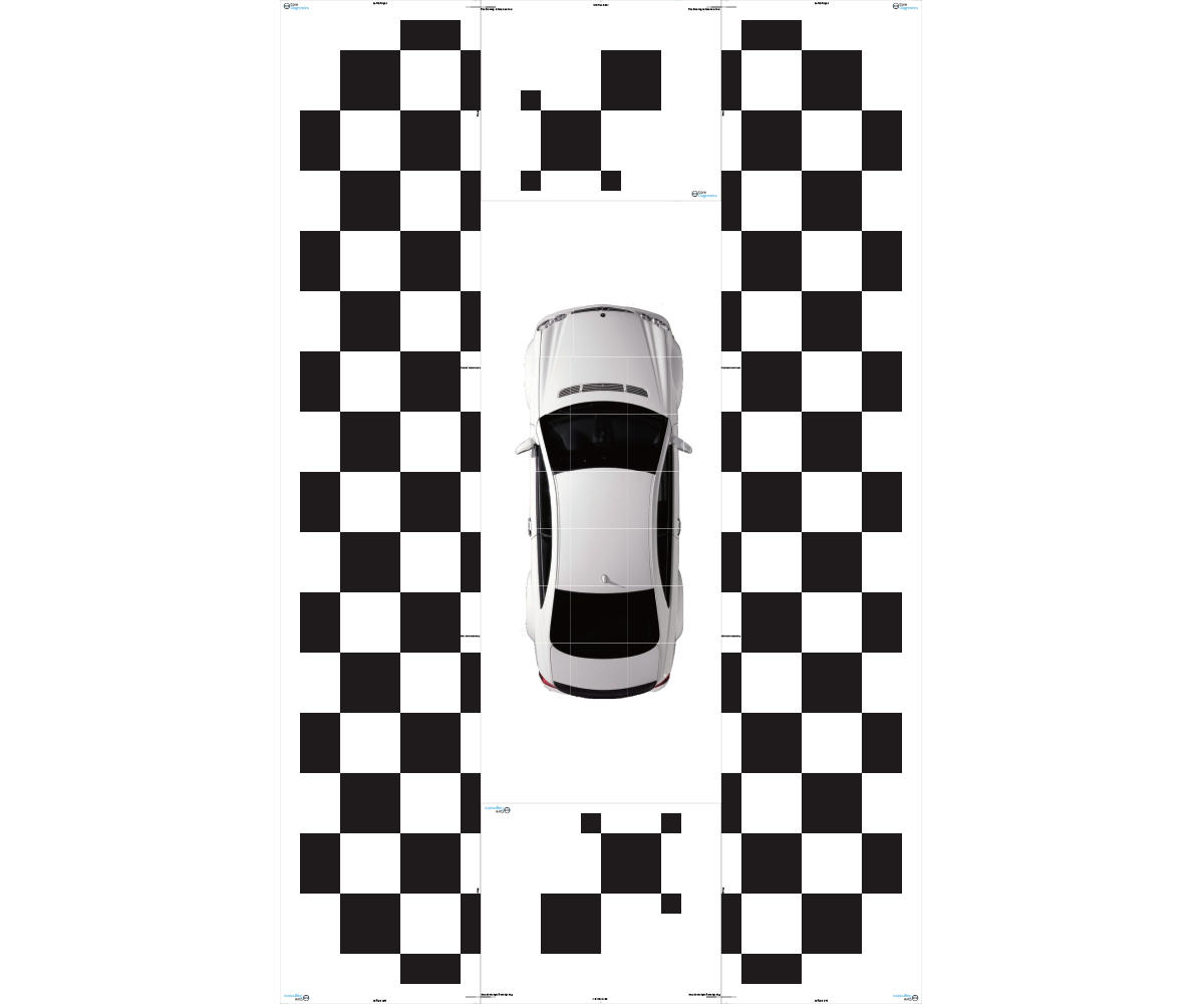 LOTUS/GEELY/LYNK & CO/SMART 360° (AVM) Calibration Target Mats
