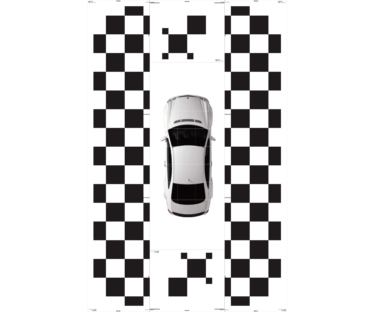360° Around-View Monitoring ADAS calibration target mats for Lotus and Geely vehicles