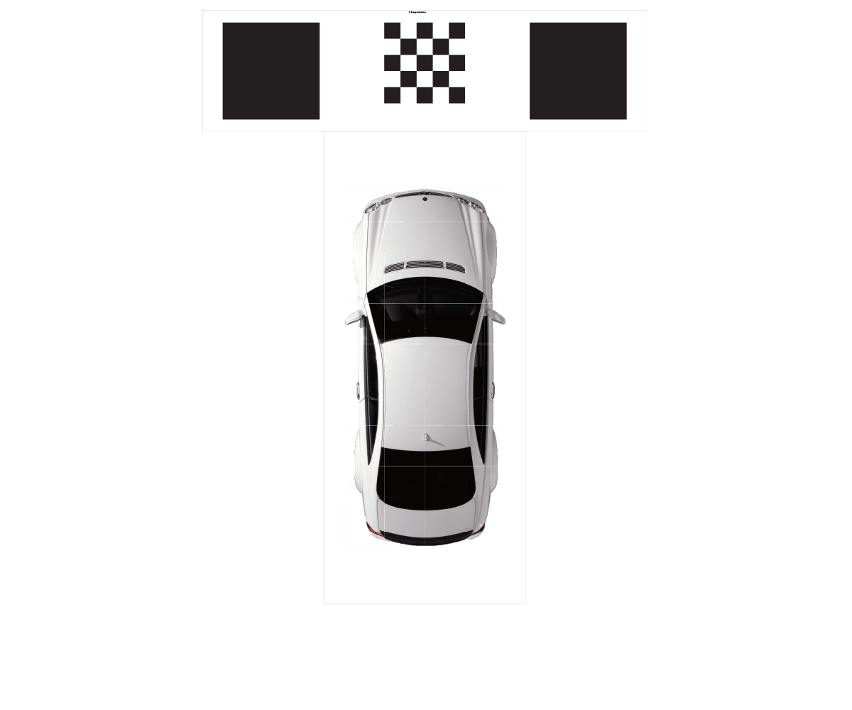 360° Around-View Monitoring ADAS calibration target mat for Changan-Deepal vehicles
