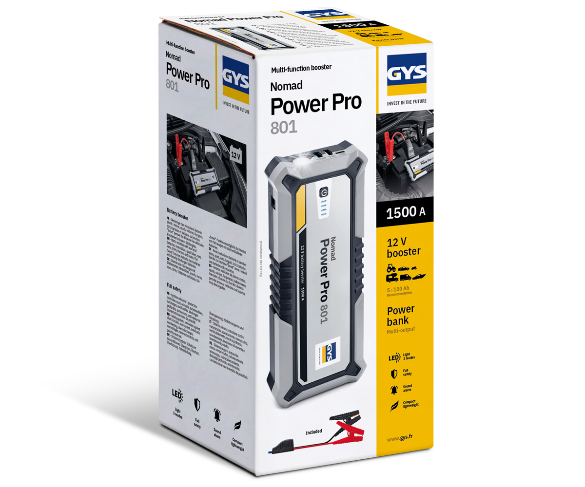 GYS NOMAD POWER PRO 801 12 V Lithium Booster