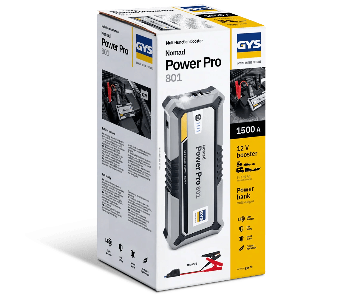 GYS NOMAD POWER PRO 801 12 V Lithium Booster - Core Diagnostics