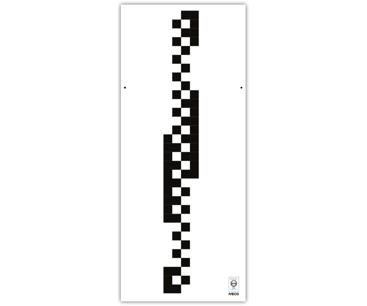 Core Diagnostics HGS Compatible Iveco Front Camera Calibration Panel