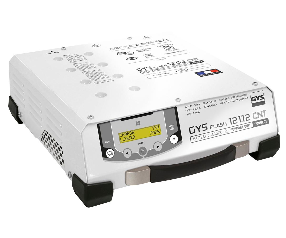 GYSFLASH 121.12 CNT-FV (with 5m cables)