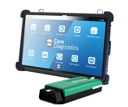 Hella Gutmann S20 diagnostics tool and Cloud Link tablet