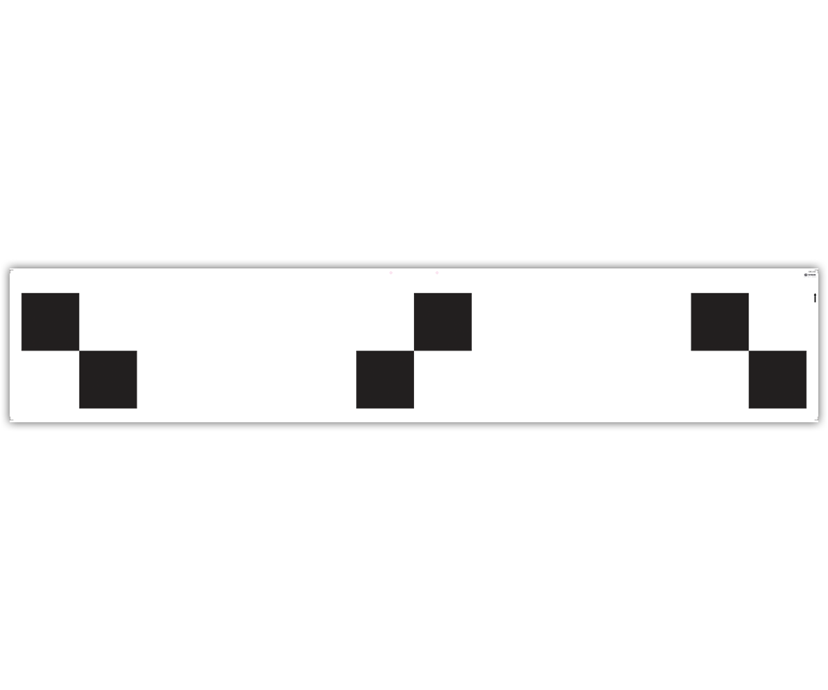 Hella Gutmann Nissan 2-03 Rear Camera Calibration Mats (3 Pack)