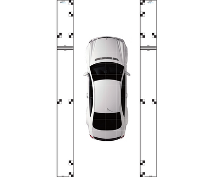 360° Around-View Monitoring ADAS calibration target mat for Hyundai and Kia vehicles