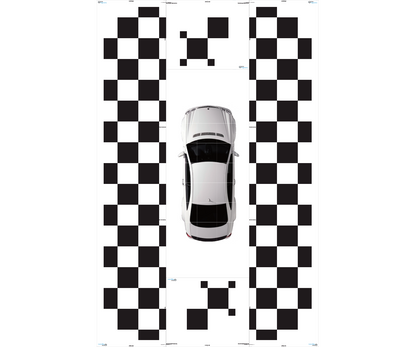 LOTUS/GEELY/LYNK & CO/SMART 360° (AVM) Calibration Target Mats