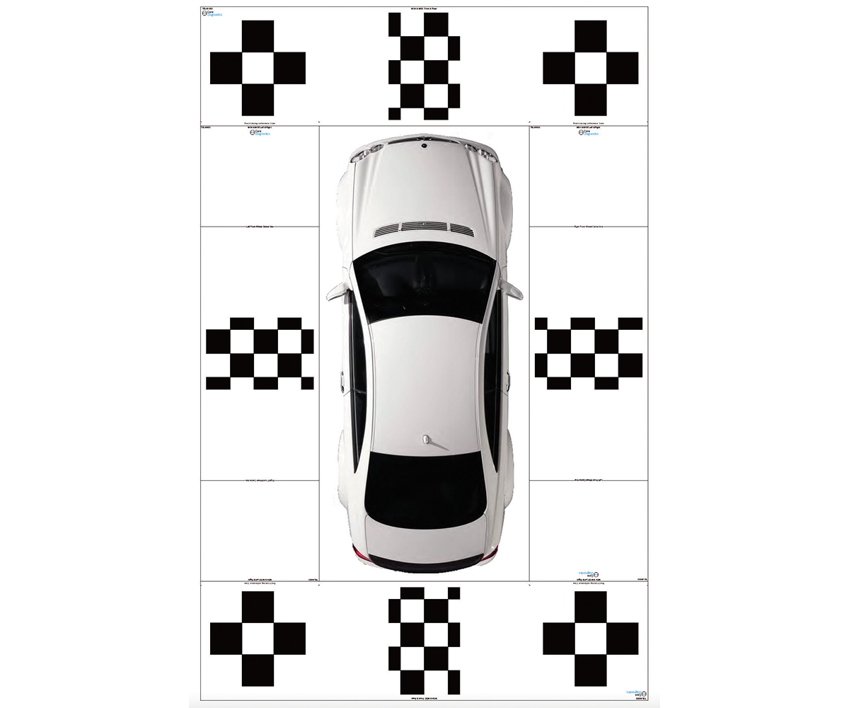 MG 360° (AVM) Calibration Target Mats (for MG4 and Newer HS Models)