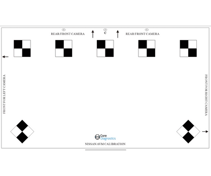 NISSAN 360° (AVM) Calibration Target Mats